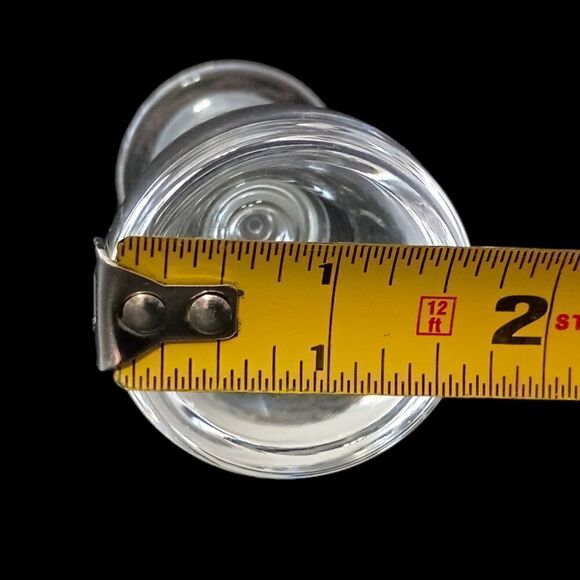 MIKASA Crystal Wine Bottle Stopper Cork Plug Wine Glass Goblet Shaped Vintage. - Picture 2 of 16